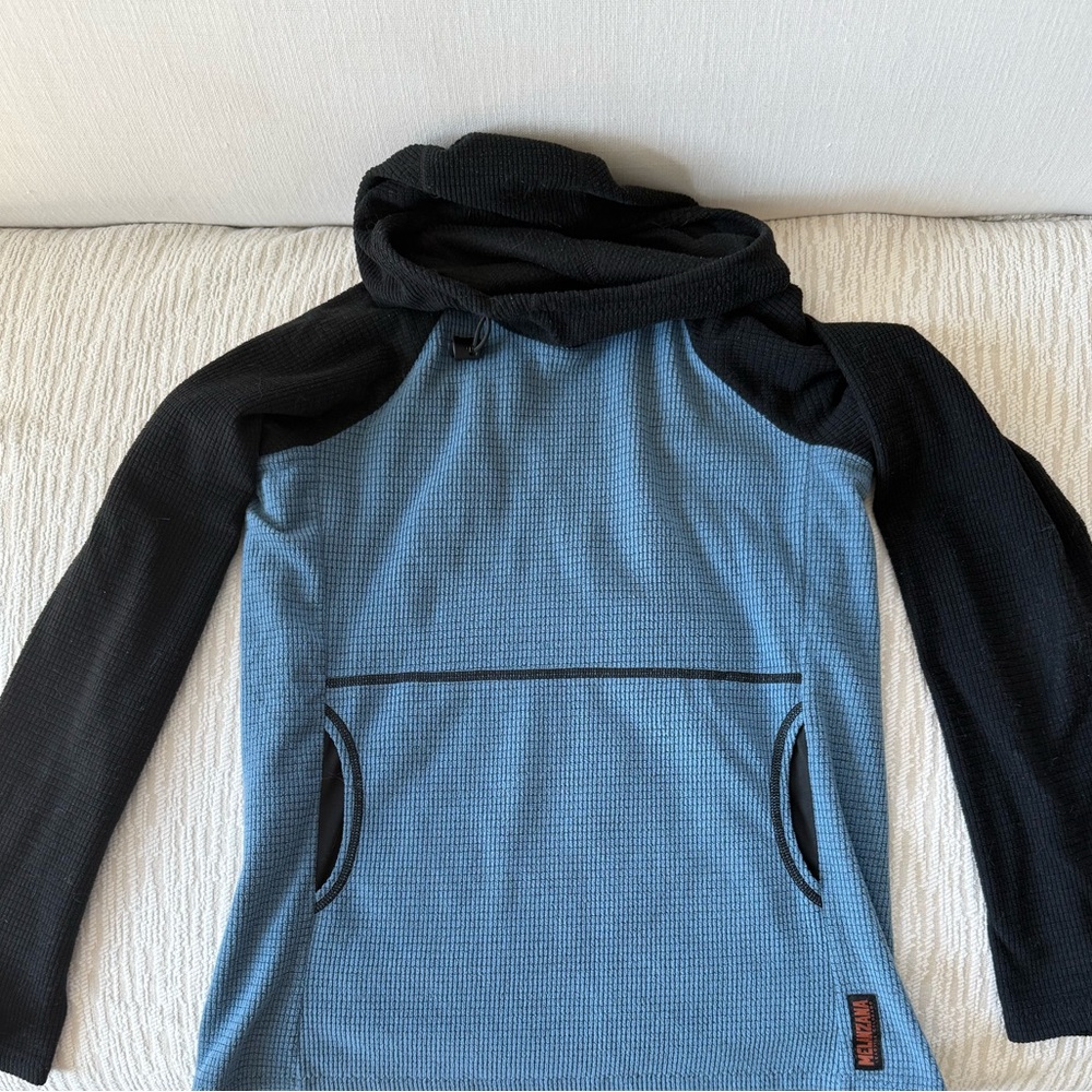 Melanzana Blue and Black Women's Sweater